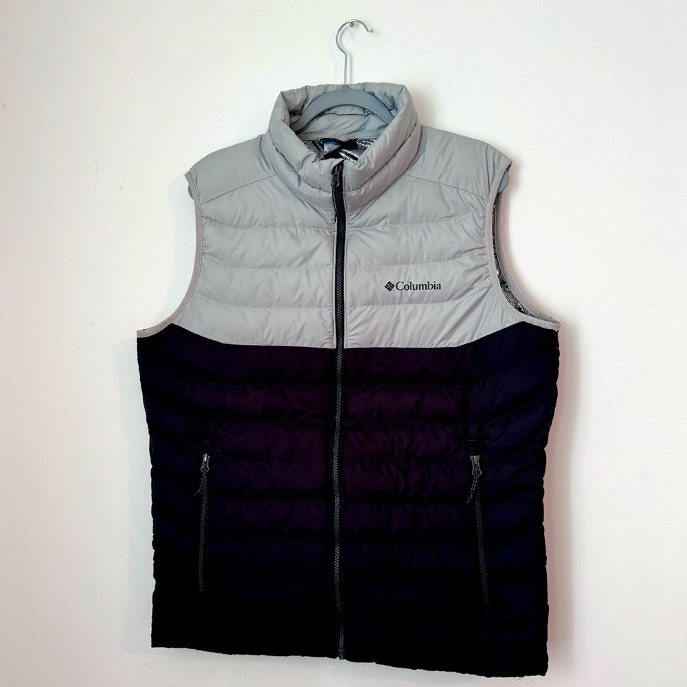 Columbia men’s Omni heat lightweight winter puffer vest size large
